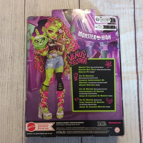 Monster High Venus McFlytrap Doll - Picture 4 of 4